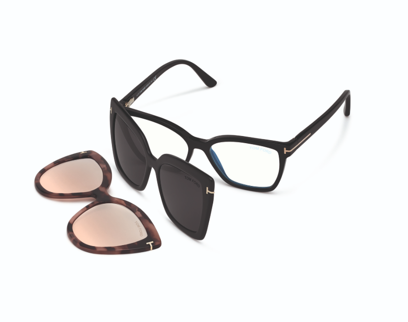 Tom Ford FT 5641 001 53 klipsli güneş gözlüğü