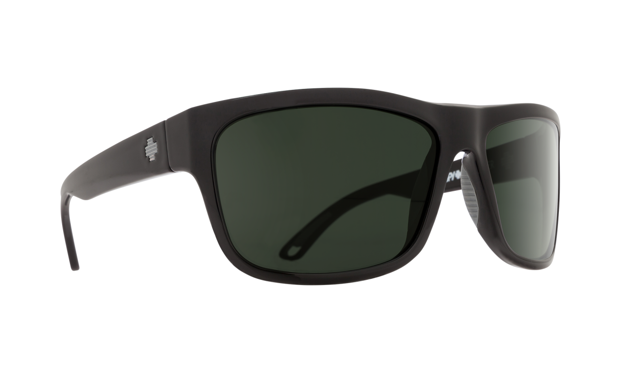 spy + angler mat Siyah güneş gözlüğü